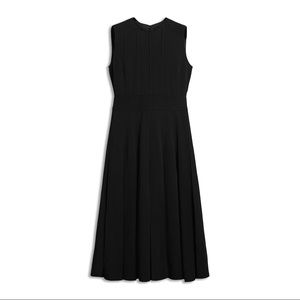 BURBERRY Aria Pleated Skirt Georgette Dress 4
